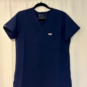 FIGS Catarina scrub top - Size S - navy - NWT
